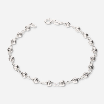 Pulsera Bola Slash de Plata 925